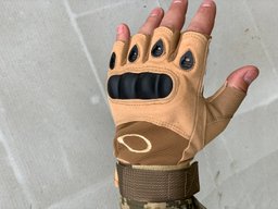 Тактичні рукавички військові, рукавички для військового, армійські безпальні рукавички пісочного кольору , розмір L