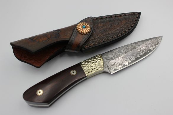 Нож охотничий VG10 Damascus steel