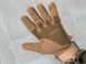 Тактичні рукавички військові, рукавички для військового, армійські рукавички пісочного кольору , розмір L